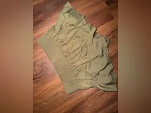 New Free People Dark Green Get Your Flirt On High Waist shorts spring active thumbnail 7