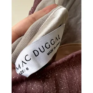 Mac Duggal 20376 Glitter Ombre Halter Neck Ballgown Maxi Dress size 8 Purple New thumbnail 9