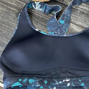 Sweaty Betty Green & Black Cropped Athletic Sport Workout Bra Top S thumbnail 5
