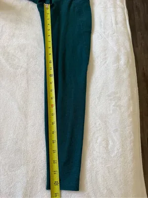 Beyond Yoga Beyond The Bump Maternity Leggings XS Teal High Waist thumbnail 8