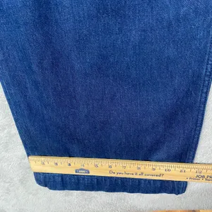 Abercrombie & Fitch Jeans Womens 34 Blue Wide Leg Mid Rise Baggy Streetwear 18 thumbnail 5