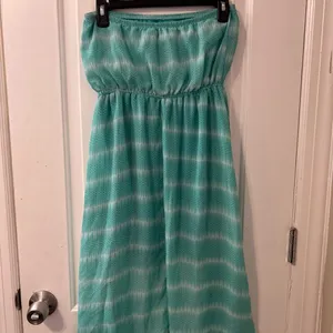 Strapless dress Green thumbnail 3