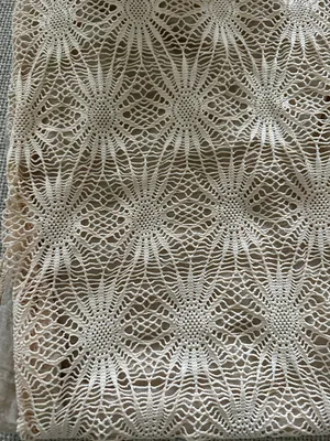 Crochet Scarf Tan thumbnail 4