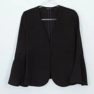 Alex & Olivia Bell Sleeve Black Blazer Women's Size Small‎ thumbnail 1