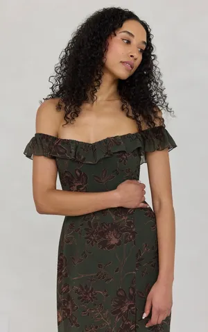 Park & Fifth Renfrew Dress White Floral thumbnail 5