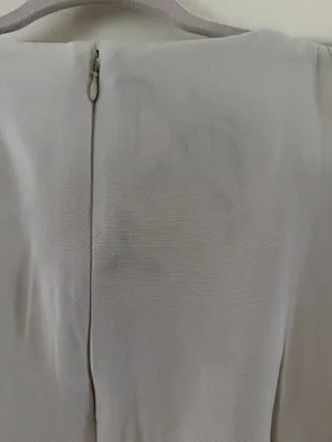 New Without Tags Abercrombie Belted Cream Dress thumbnail 5