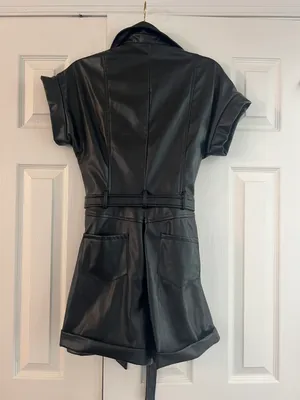 BCBGeneration Black Gameday Romper Small thumbnail 2
