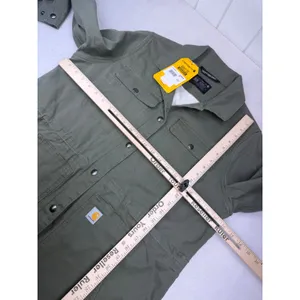 Carhartt Womens Tencel Lightweight Canvas Jacket Green Size Large NWT thumbnail 7