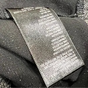 Urban Outfitters Silver and Black Glitter Flare Pants Women’s Medium thumbnail 5