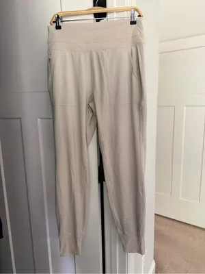 Athleta Venice High Rise tan tall joggers Abalone pants thumbnail 3