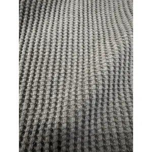 Faherty Womens Apres Organic Cotton Waffle Knit Henley Top Dark Gray Size Large thumbnail 3