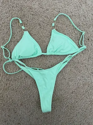 Wild Fable Light Green Bikini Set thumbnail 4