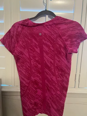 Lululemon Pink Swiftly Tech Short Sleeve thumbnail 2