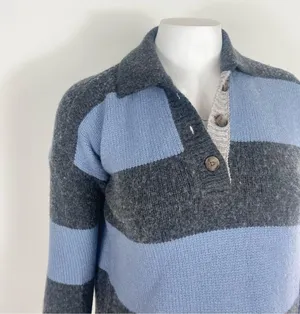 Madewell Rugby Striped Polo Sweater thumbnail 5