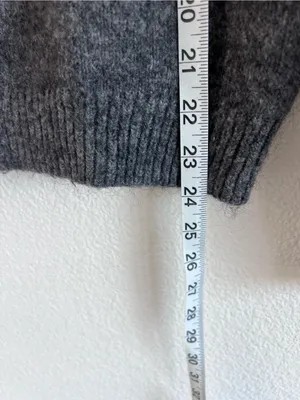 GAP Women's Circular Fair Isle Sweater Heather‎ Charcoal Fisherman Nordic Winter thumbnail 7
