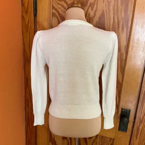 Vintage 80s hunters glen feminine argyle sweater thumbnail 8