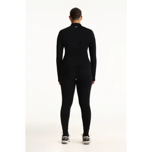 Set Active‎ Black Sportbody Sporty Warm Up Full Zip Athletic Jacket Size Medium thumbnail 2
