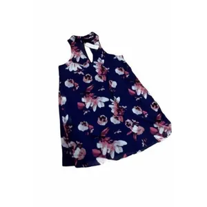 AON) NWT Dress Small Floral‎ Francesca's Miami S floral blue New With Tags thumbnail 8
