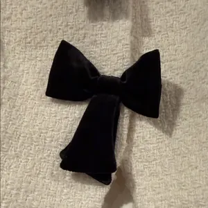 Avec Les‎ Filles Ivory Bouclé Jacket with Black Satin Bows small NWT thumbnail 5