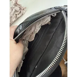 The Drop Black Faux Croc Belt‎ Bag Fanny Pack Waist Pouch Minimalist NEW thumbnail 6