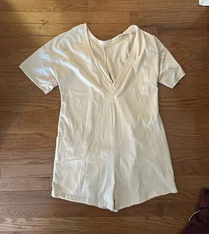 Tan romper thumbnail 1