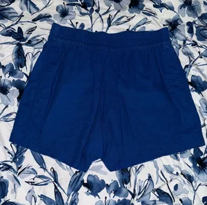 Old Navy Blue Linen Shorts thumbnail 1