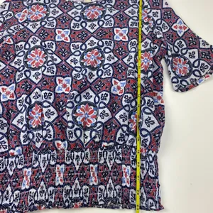 MICHAEL Michael Kors Multicolored Pattern Top Size M thumbnail 6