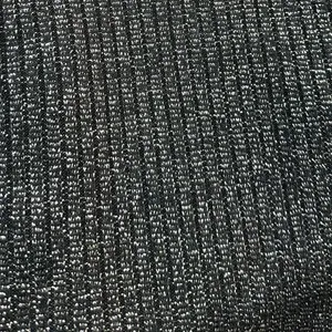 AMERICAN EAGLE STRETCHY BLACK AND SILVER SPARKLE TANK TOP thumbnail 3