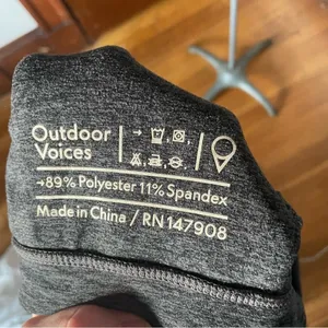 Outdoor Voices Gray Relaxed Hoodie Sweatshirt‎ thumbnail 6