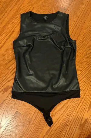 Express Leather Bodysuit thumbnail 1