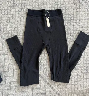 SKIMS Leggings Cotton Rib Black thumbnail 1