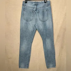 Twelve by OnTwelfth Women's Distressed Blue Jeans Size 29 High Rise thumbnail 2