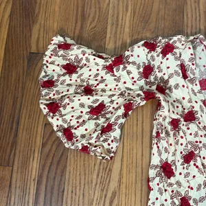 Faithfull‎ The Brand x Anthropologie Floral Polka Dot Melia Midi Dress Small thumbnail 7