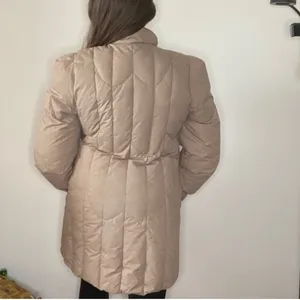 BiBi Brothers Down Fill Camel Puffer Coat Small Tan thumbnail 6