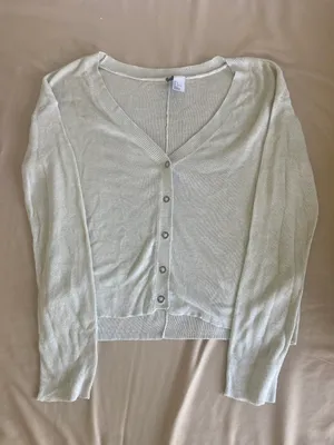 H&M Beige Cardigan thumbnail 1