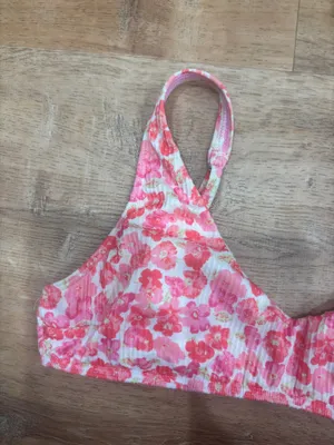 Hollister floral swim suit bikini top thumbnail 5