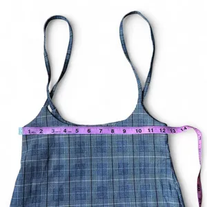 Plaid Mini Dress Gray Black Spaghetti Strap Y2K Twee Prep School Office Siren thumbnail 6