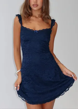Beacall Mini Dress Navy princess Polly thumbnail 5
