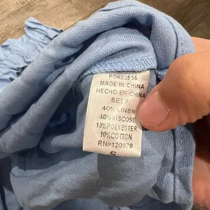 Entro small blue blouse thumbnail 7