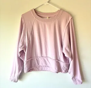FP Movement Free People Where The Wind Blows Purple Pink Pullover Sweatshirt thumbnail 2