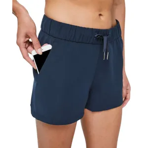 Lululemon On The Fly Mid-Rise Short Woven 2.5" True Navy thumbnail 1