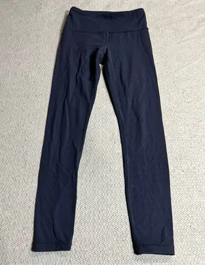 Women’s Navy Blue High Rise Active Leggings XXS EUC thumbnail 1