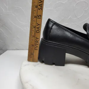 Madden Girl Hoxtonn Chunky Platform Loafer Womens 8 Black Chain Lug Sole‎ Grunge thumbnail 15