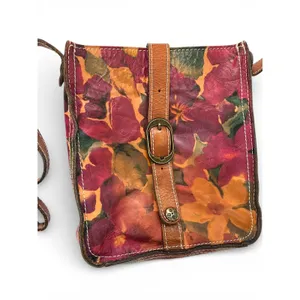 Patricia Nash Venezia Pouch Italian leather crossbody bag purse Flap thumbnail 2