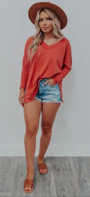 Hope's Pumpkin Orange Top thumbnail 2