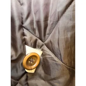 Bibise Clothing Brown Plaid Wool Blend Double Breasted Trench Coat Size 40 thumbnail 9