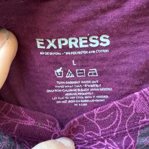Express Cyber Grunge Affliction Style Graphic Tee thumbnail 3