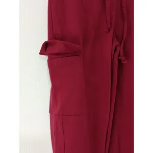 Faden Women’s Cargo Jogger Pants Burgundy Size Medium thumbnail 4
