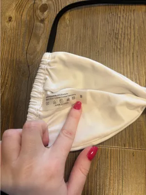 SheIn Black and White Bathing Suit Top thumbnail 3