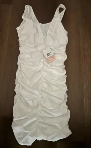 Tiger Mist White Dress Mini thumbnail 1
